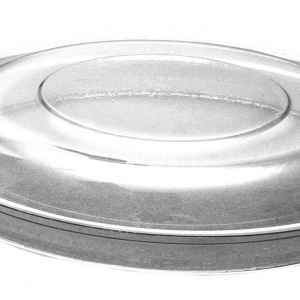 4" Round PET Domed Lid