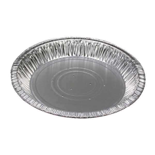 10" Heavy Alum Deep Pie Pan w/ 9 hole Perf., 32 oz.