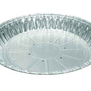 10" Heavy Alum Deep Pie Pan w/ 6 hole Perf., 32 oz.