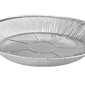 11" Alum Deep Pie Pan w/ Wagon Wheel Design, 36 oz.