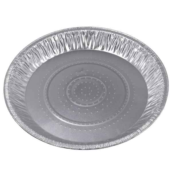 12" Alum Reverse Lanced Deep Pie Pan, 55 oz.