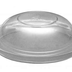 4" Round PET High Domed Lid