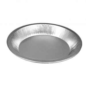 9" Alum Shallow Pie Pan w/ Smoothwall