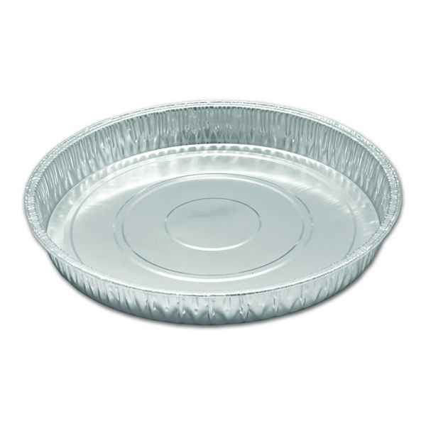 8" Round Alum Shallow Pan, 28 oz.