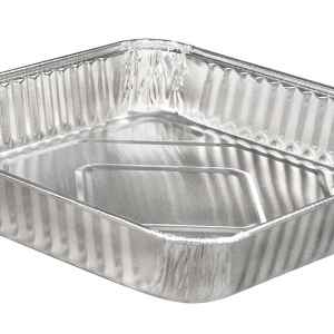 8" Square Heavy Alum Pan, 33 oz., 100 ct.