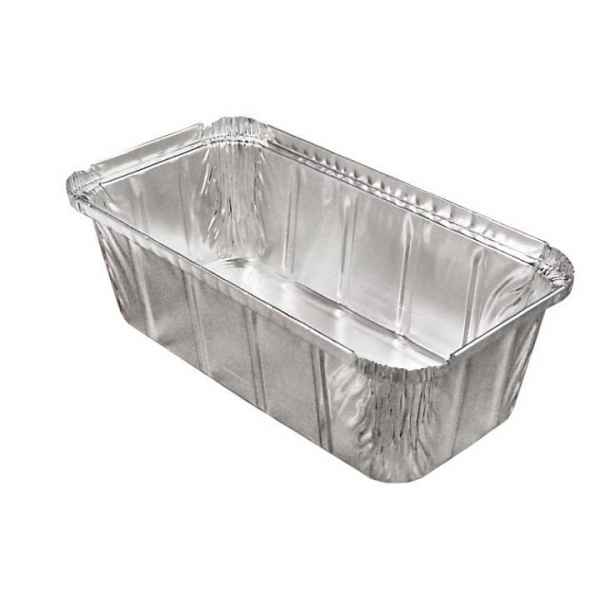 8.4" x 4.3" Mainstream Alum 2 lb. Closeable Loaf Pan, 38 oz