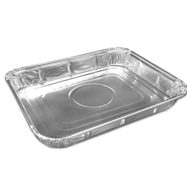 6.6" x 5.3" x 0.9" Light Alum Oblong Pan