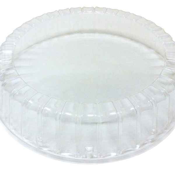 9.7" Fluted PS Pie Dome, 2.3" high