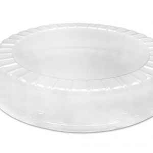 9.7" PS Fluted Pie Ice Box Dome, 1.9" High