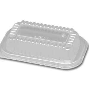 6.5" x 4.13" PS Lid for 26 oz. Aluminum Loaf Pan