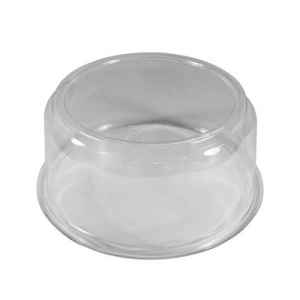 7.5" PET Scalloped Cake Dome, 3.375" high
