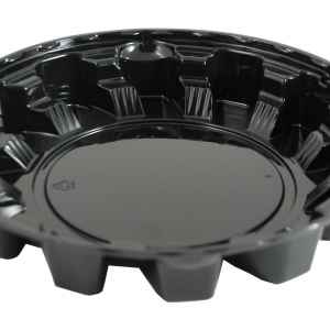 10" Black PET Pie Base