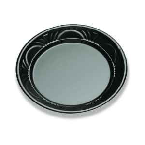 6" Round Black Pearl® PS Plate