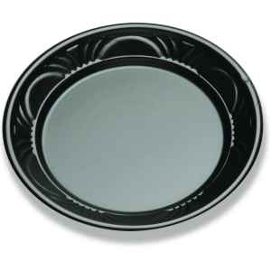 7" Round Black Pearl® PS Plate
