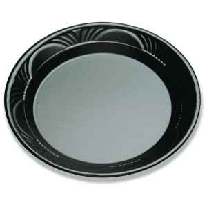 9" Round Black Pearl® PS Plate