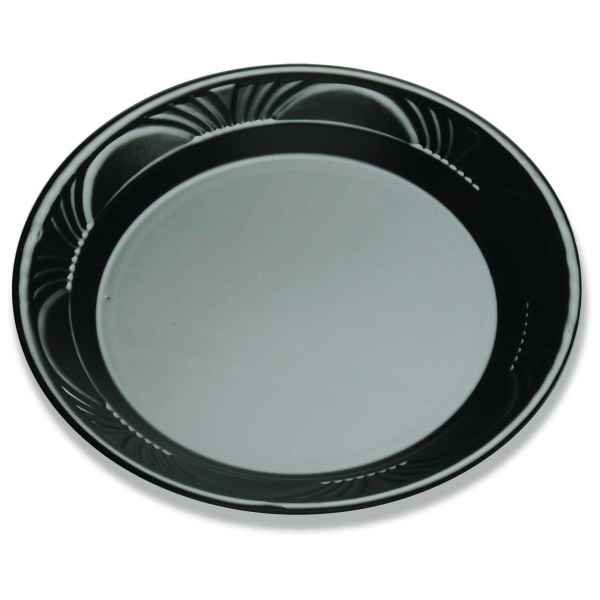 9" Round Black Pearl® PS Plate