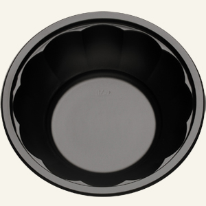 8.3" Round Black Pearl® PS Bowl, 32 oz., 300 ct.