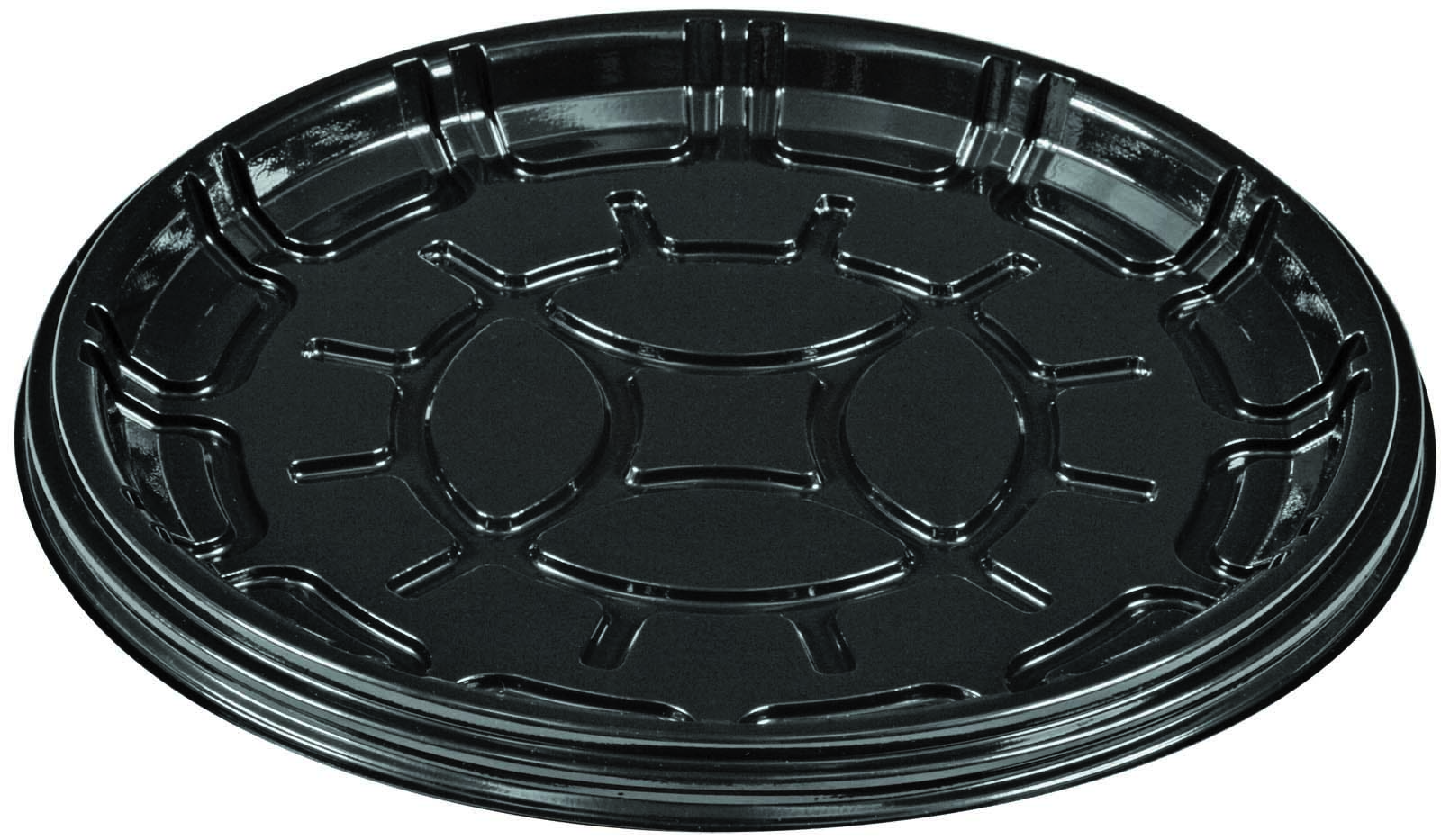 PET 12" PRTYPK BLK RND BS 50PK