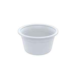 4" Round White PS Small All Purpose Bowl, 8 oz.