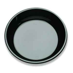 Tradewinds® 8" Round Black C-Fine PS Bowl, 32 oz.