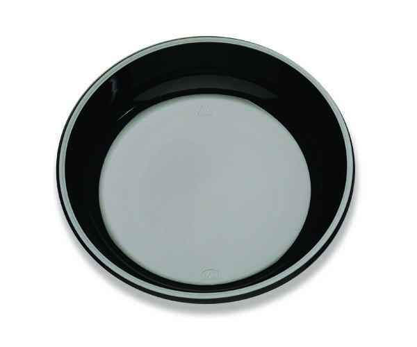 Tradewinds® 8" Round Black C-Fine PS Bowl, 32 oz.