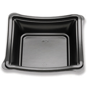 7IN NEW WAVE DEEP PLATE/BOWL BLACK
