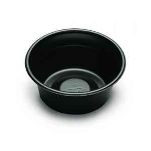 4" Round Black PS Small All Purpose Bowl, 5 oz.