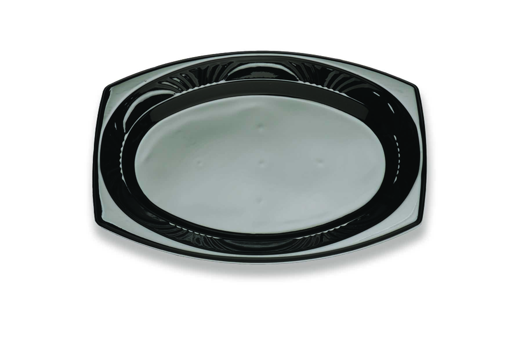 D and W Fine Pack 4 Cell with Center Dip Cup Platter -- 100 per Case.