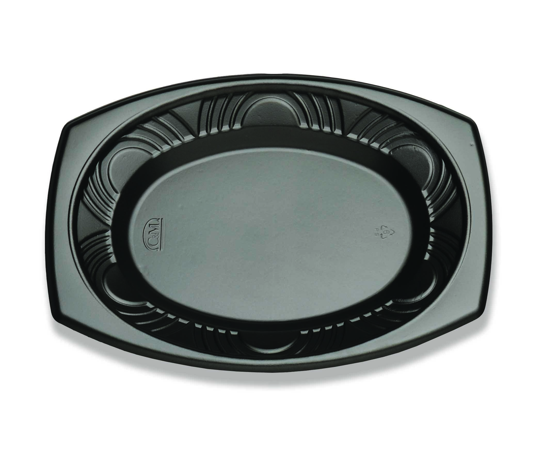 12X9 OVAL PLATTER - CF BLACK