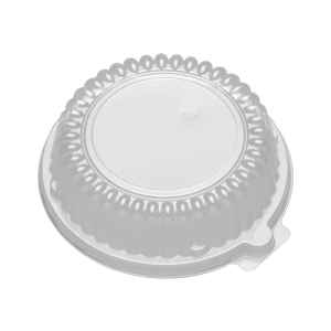 6" Round PS High Dome Plate Lid, 2.3" High