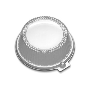 7" Round PS High Dome Plate Lid, 2.3" High