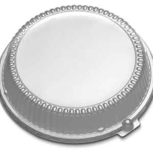 10.3" Round PS High Dome Plate Lid, 2" high