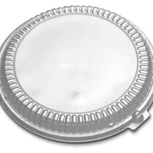 10.3" Round PS Low Dome Plate Lid, 1" high
