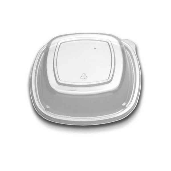 Forum® 7" Square PS High Dome Lid, Vented