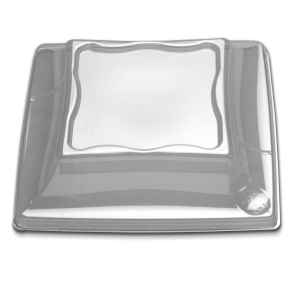 Savvy® 10" Square PS High Dome Lid, 2" high