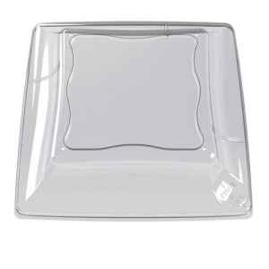 Savvy® 10" Square PS High Dome Lid w/4 Vents, 2" high