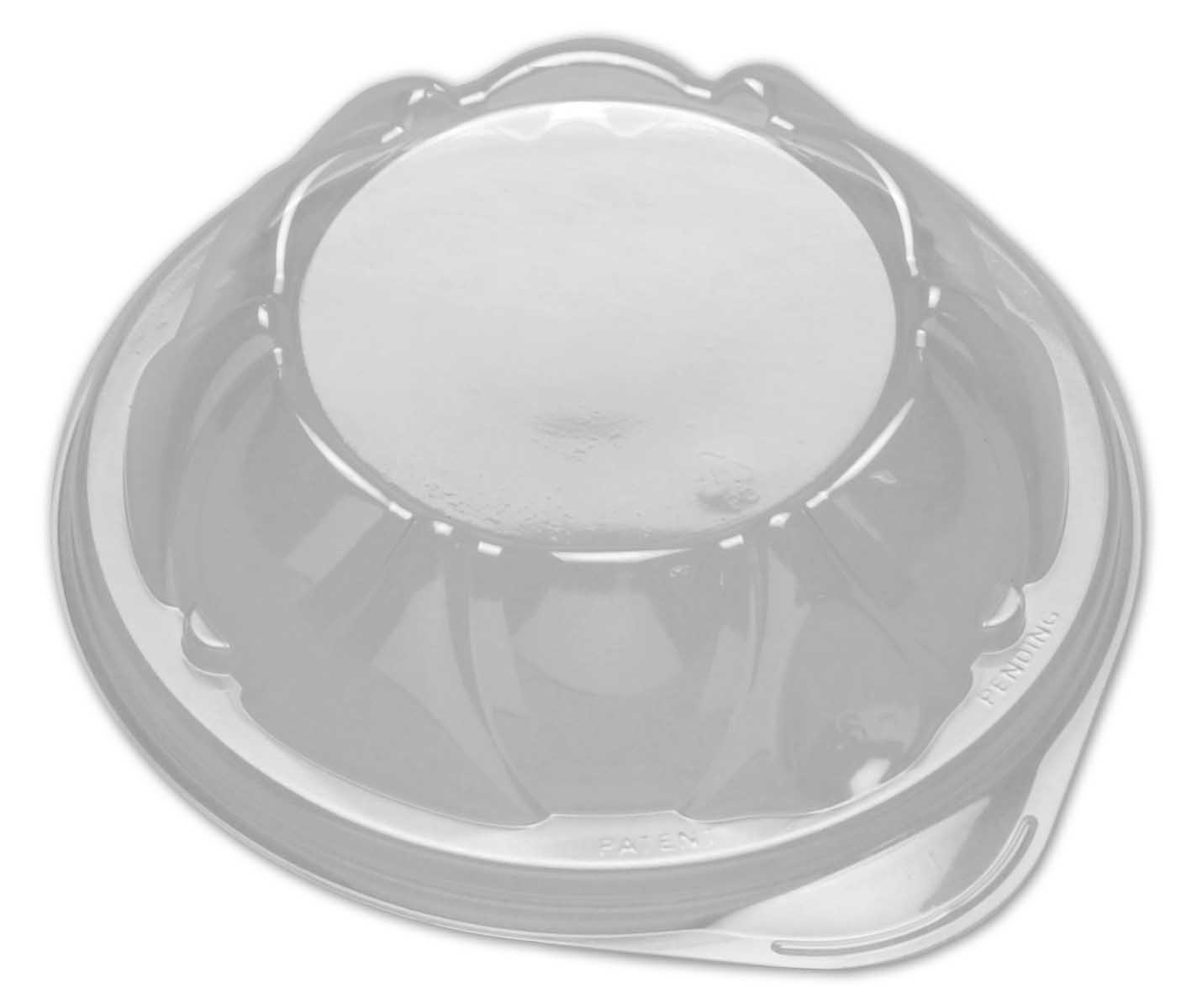 160Z SALAD BOWL HIGH LID- CLEAR
