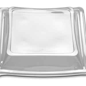 New Wave® 10" Square PS High Dome Lid