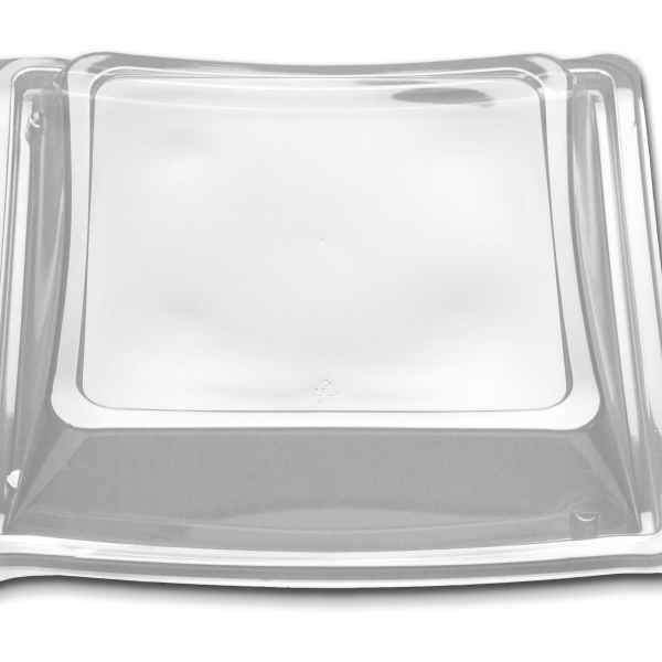 New Wave® 10" Square PS High Dome Lid