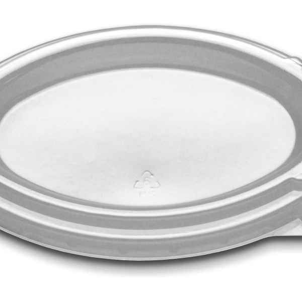 7.2" x 4.7" PS Low Dome Lid for 8 oz. Casserole