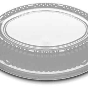 7.2" x 4.7" PS High Dome Lid for 8 oz. Casserole