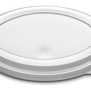 8.7" x 5.8" PS 16 oz. Casserole Dish Low Dome Lid