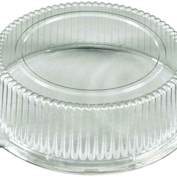 PartiPak® 12" Round PET Fluted Dome Lid