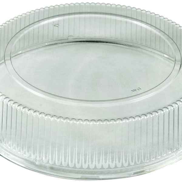 PartiPak® 18" Round PET Fluted Dome Lid