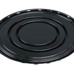 10" Round Black PET Cake Base