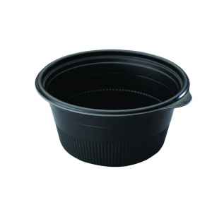 Cruiser® Bowl 5.8" Round Black MFPP Medium Bowl, 22 oz.