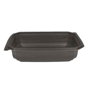 8.7" x 6" Oblong Black PP Base, 26 oz.