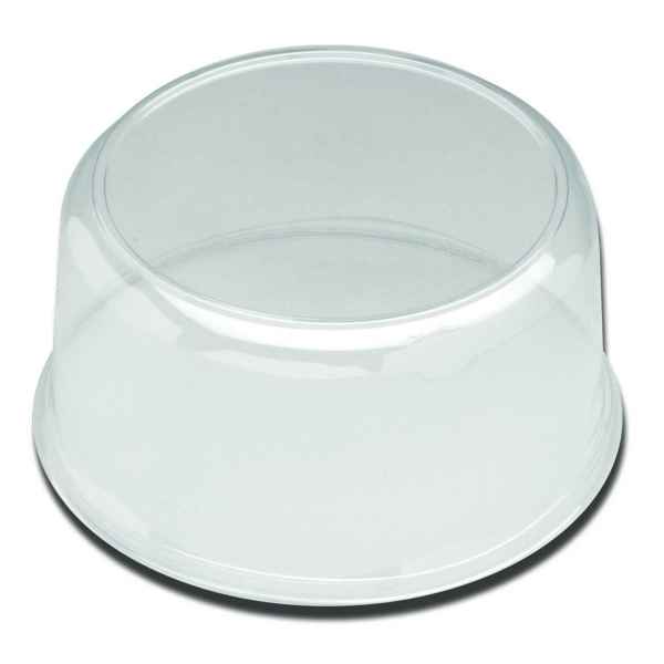11" Round PET Scalloped Cake Dome, 5.25" high for 9" Cake
