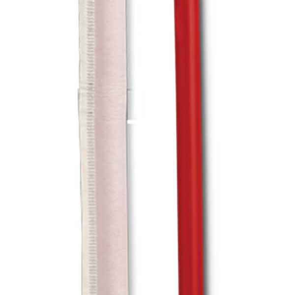 7.75" Giant Red PP Straw, Wrapped
