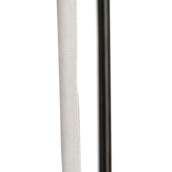 8.5" Giant Ebony PP Straw, Wrapped